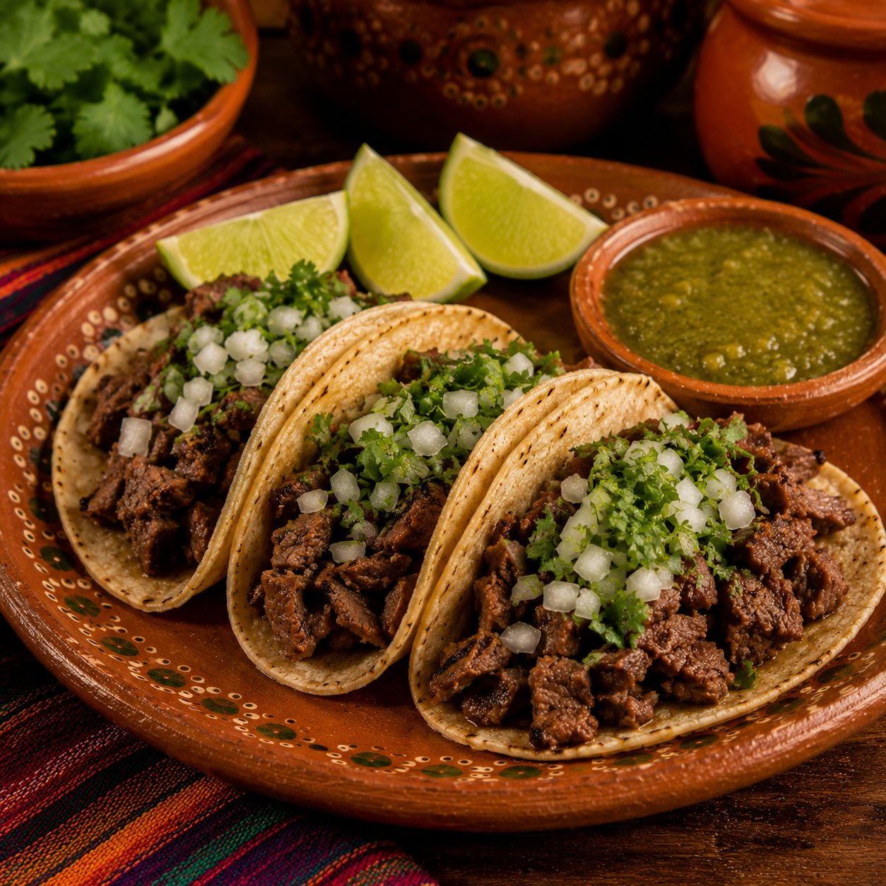 Tacos de Bistec